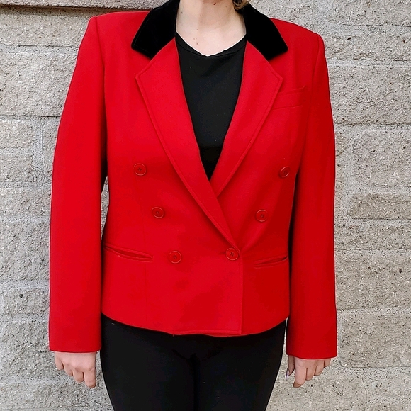 Vintage Wool Blazer - Picture 4 of 5